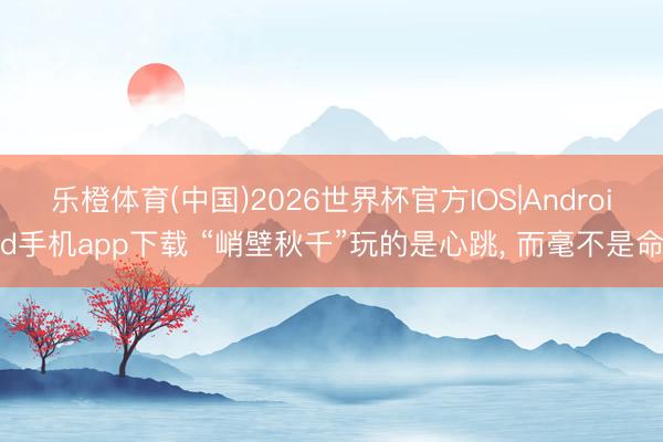 乐橙体育(中国)2026世界杯官方IOS|Android手机app下载 “峭壁秋千”玩的是心跳， 而毫不是命