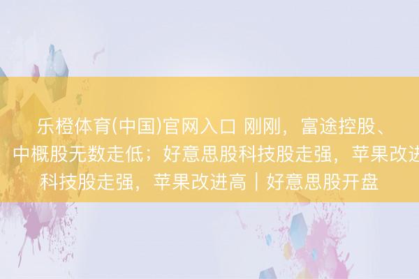 乐橙体育(中国)官网入口 刚刚，富途控股、老虎证券开盘大跌；中概股无数走低；好意思股科技股走强，苹果改进高｜好意思股开盘