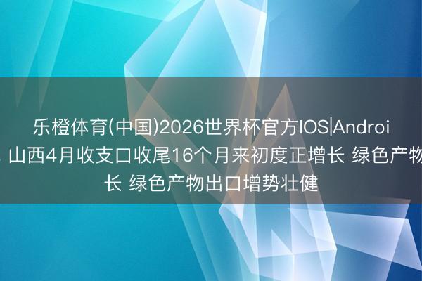乐橙体育(中国)2026世界杯官方IOS|Android手机app下载 山西4月收支口收尾16个月来初度正增长 绿色产物出口增势壮健